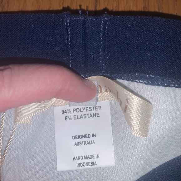 Shakuhachi Good Genes Faux Denim Bikini Bottom Blue Size 5 (Small) - Picture 6 of 7